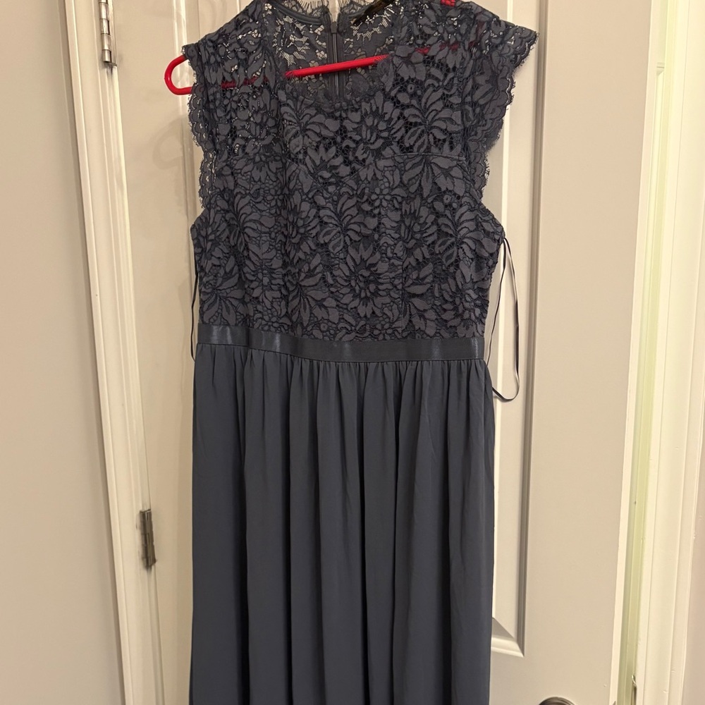 Miusol Blue Lace Mother of Bride or Groom Gown New with tags